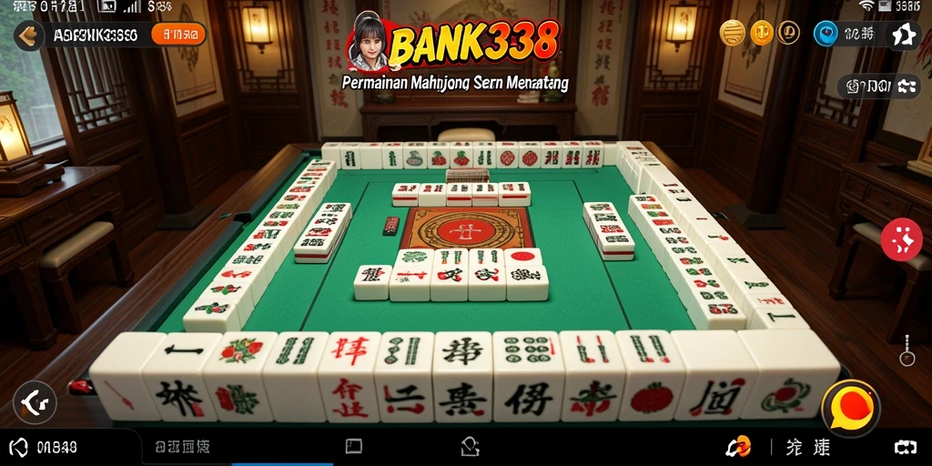 Tampilan gameplay Mahjong yang menantang dan seru di BANK338.