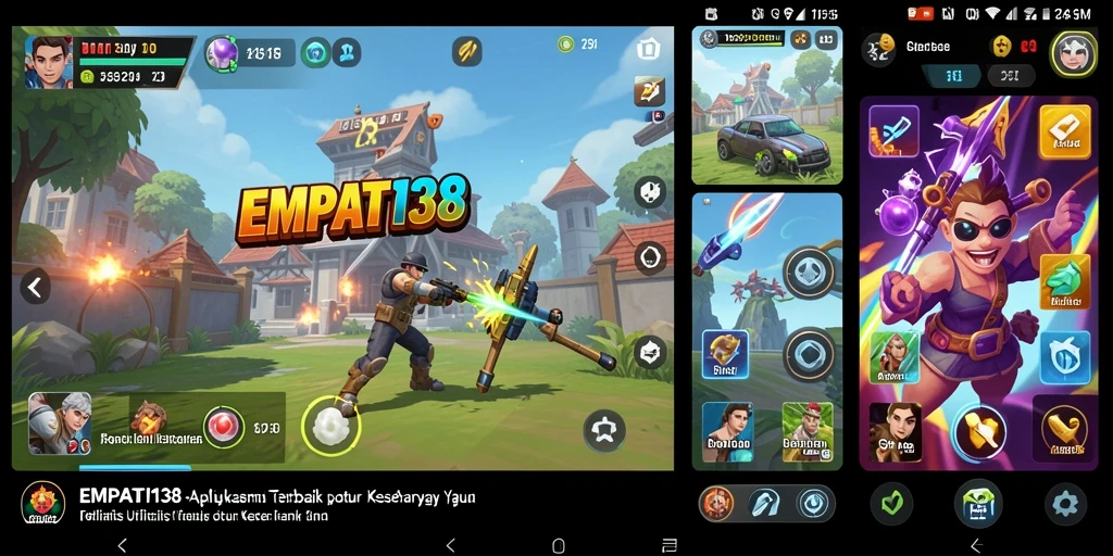 Tampilan utama aplikasi EMPATI138 dengan fitur utilitas yang inovatif.