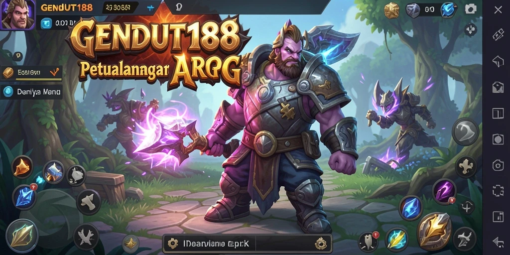 Tampilan gameplay ARPG yang menegangkan dan grafis memukau di GENDUT188.