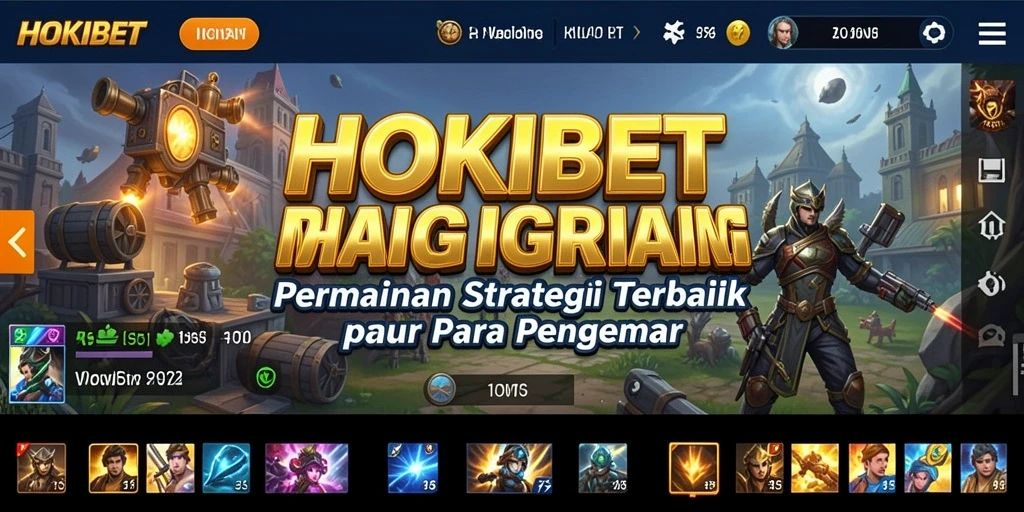 Tampilan gameplay HOKIBET yang menegangkan dan penuh strategi.