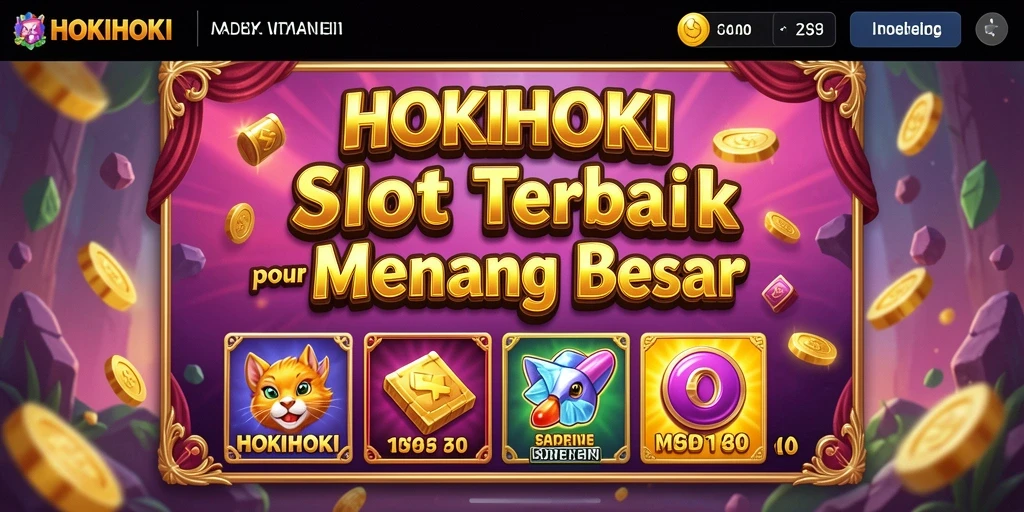 Tangkapan layar dari gameplay slot HOKIHOKI yang mendebarkan.