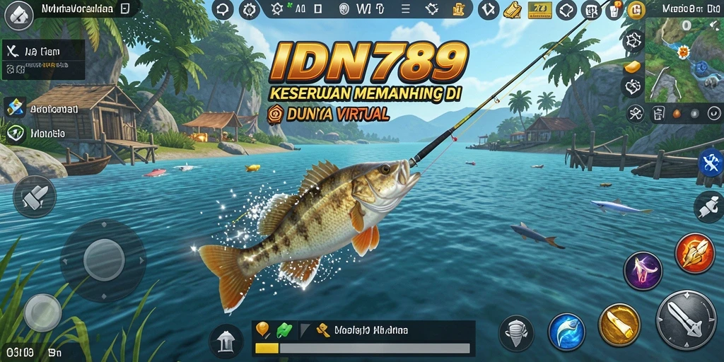 Gameplay seru memancing di IDN789 dengan pemandangan menakjubkan.