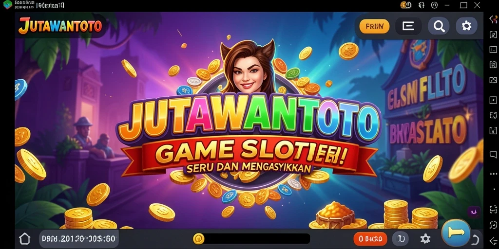 Screenshot gameplay JUTAWANTOTO menampilkan mesin Slot yang menarik.