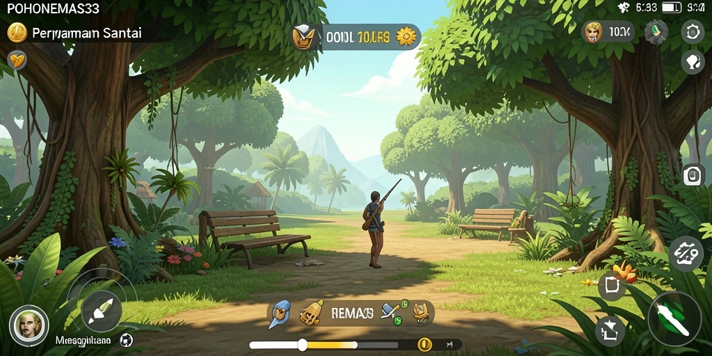 Tampilan gameplay POHONEMAS33 yang menarik dan penuh warna.