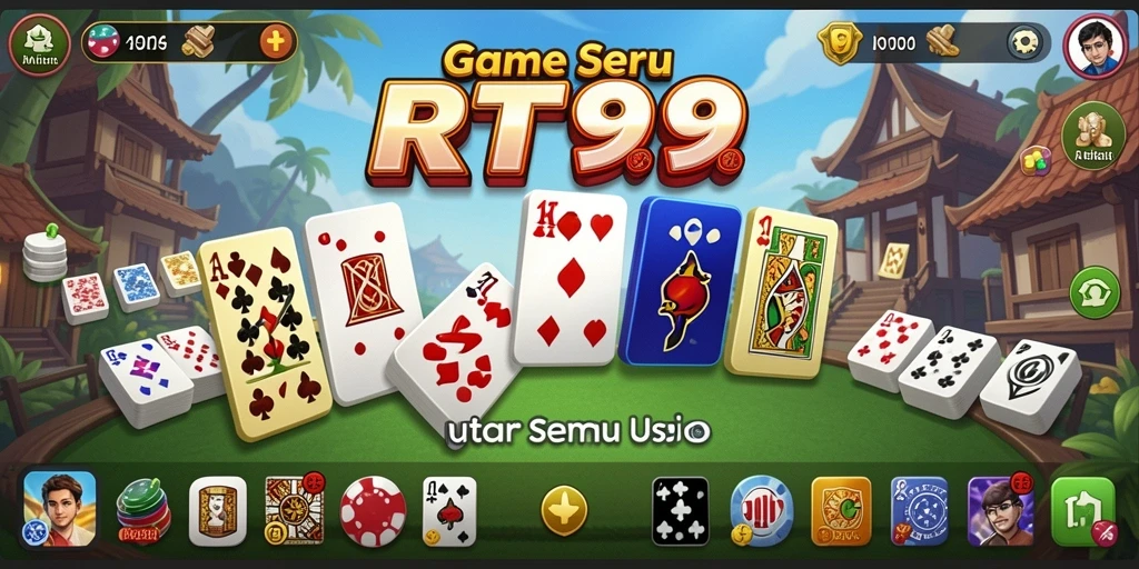 Screenshot gameplay RT99 menampilkan aksi seru permainan Domino.