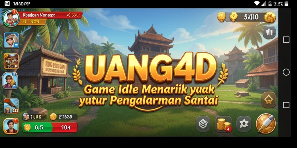 Tampilan gameplay UANG4D yang menarik dan penuh warna.